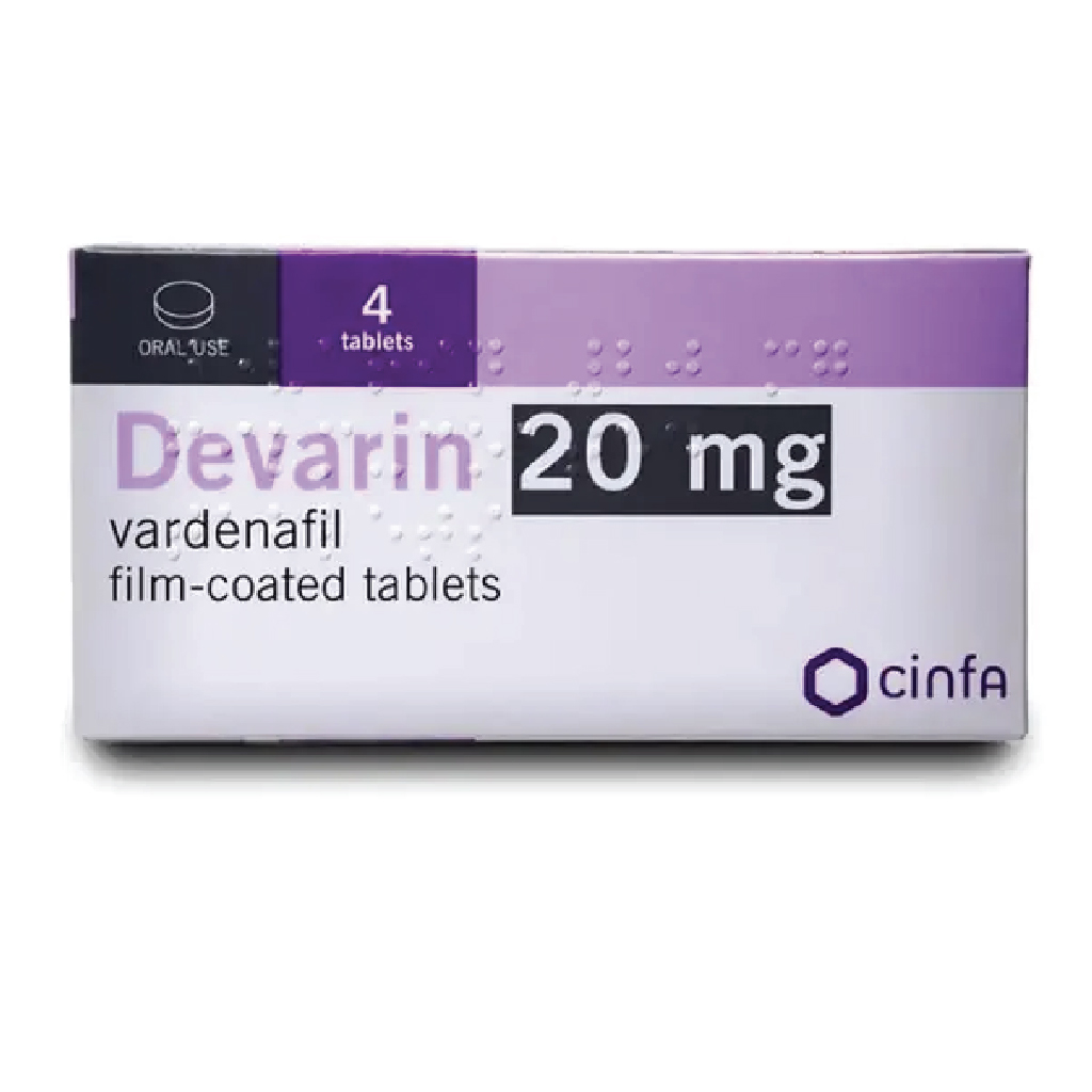 Devarin 20mg 4 Tablets