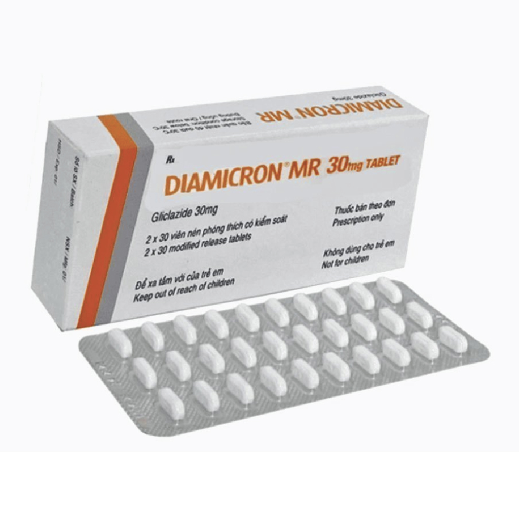 Diamicron MR 30mg 30 Tablets