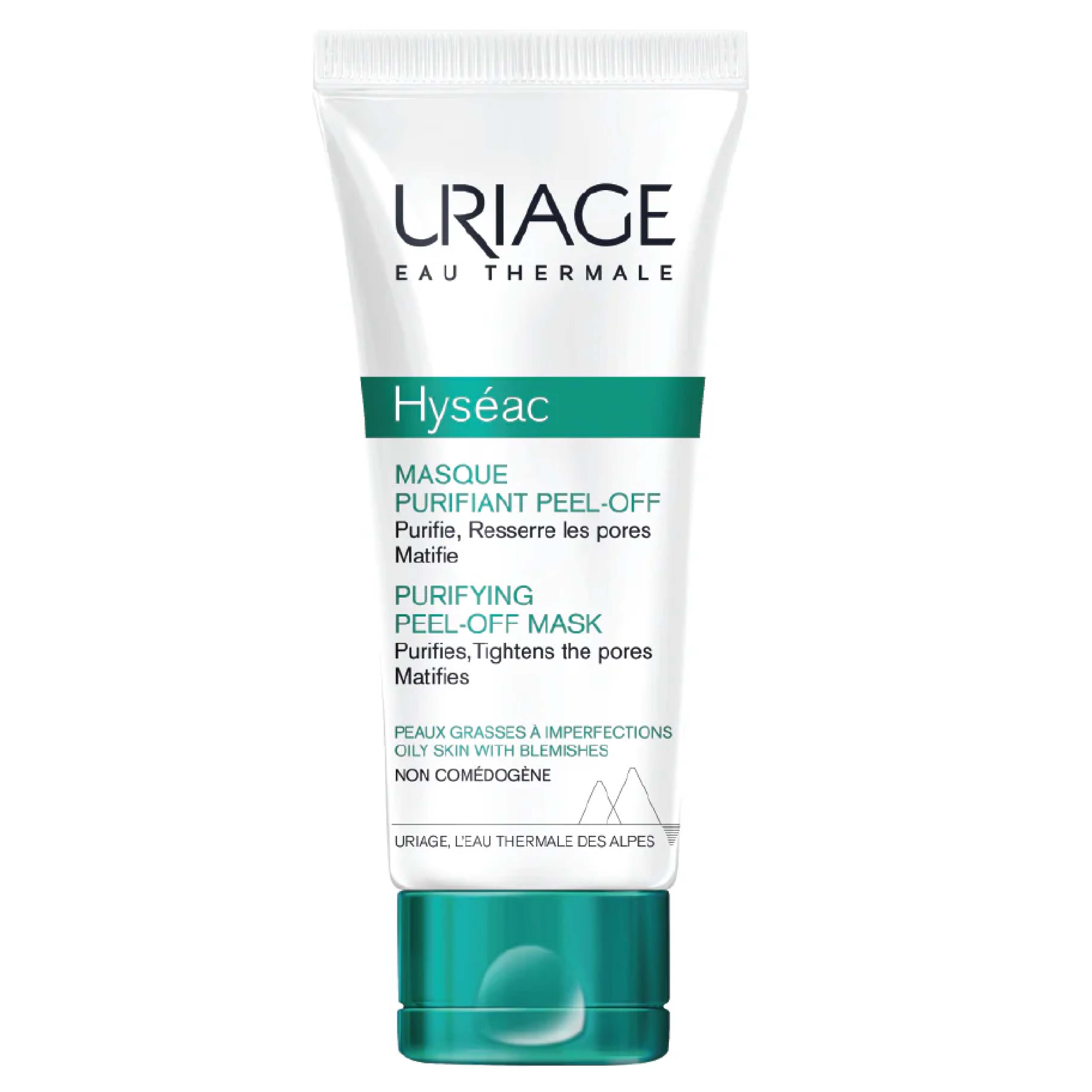 Uriage, Hyseac Peel Off Mask, Purifying peel-off mask for oily skin, 40ml
