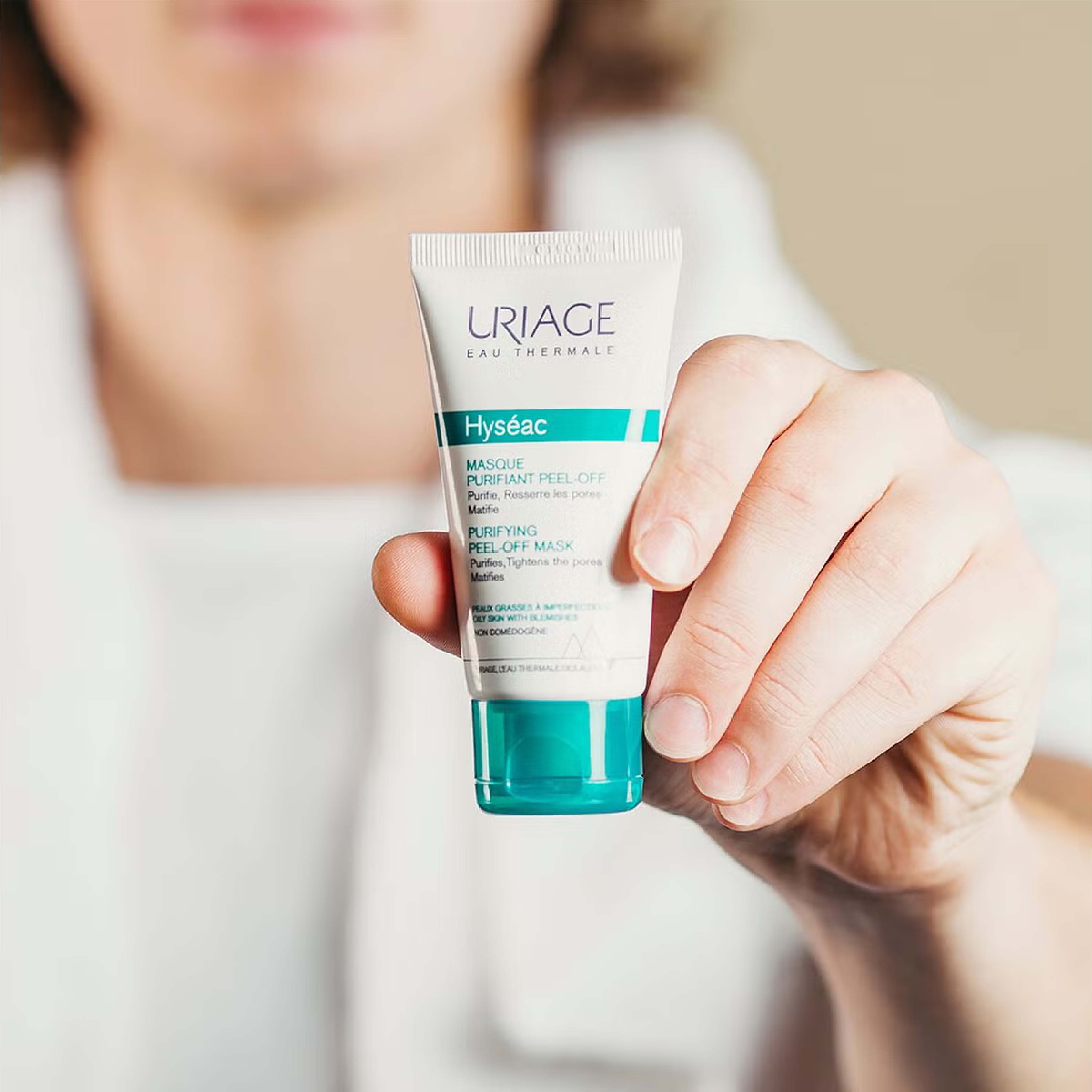 Uriage, Hyseac Peel Off Mask, Purifying peel-off mask for oily skin, 40ml