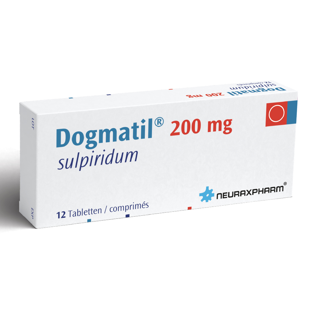 Dogmatil Sulpiride 200mg 12 Tablets