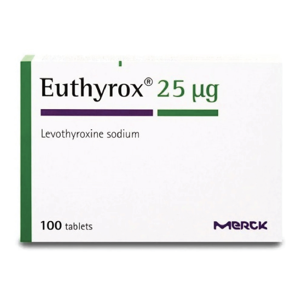 Euthyrox 25 mcg 100 Tablets