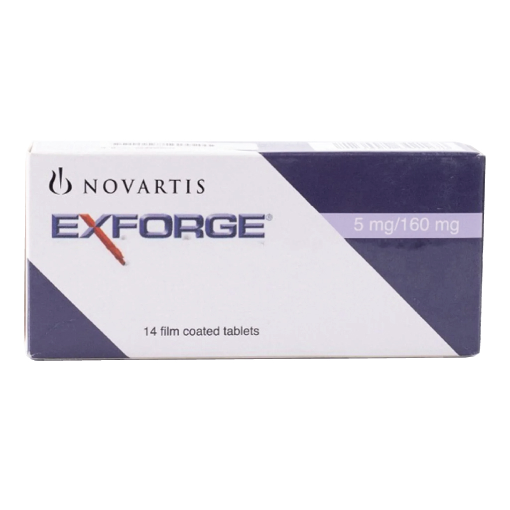 Exforge 5/160 mg 28 Tablets