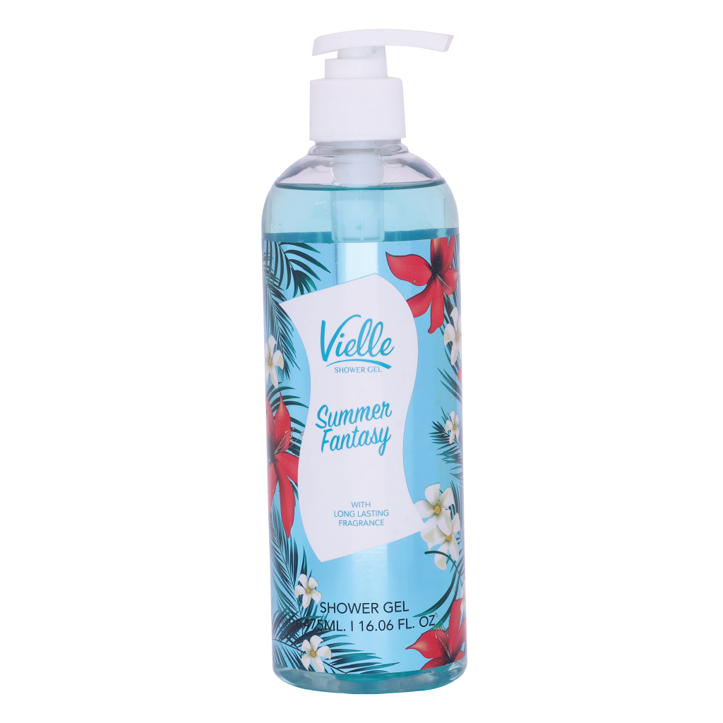 Vielle, Shower Gel Summer Fantasy, Refreshing shower gel with summer fragrance, 475ml