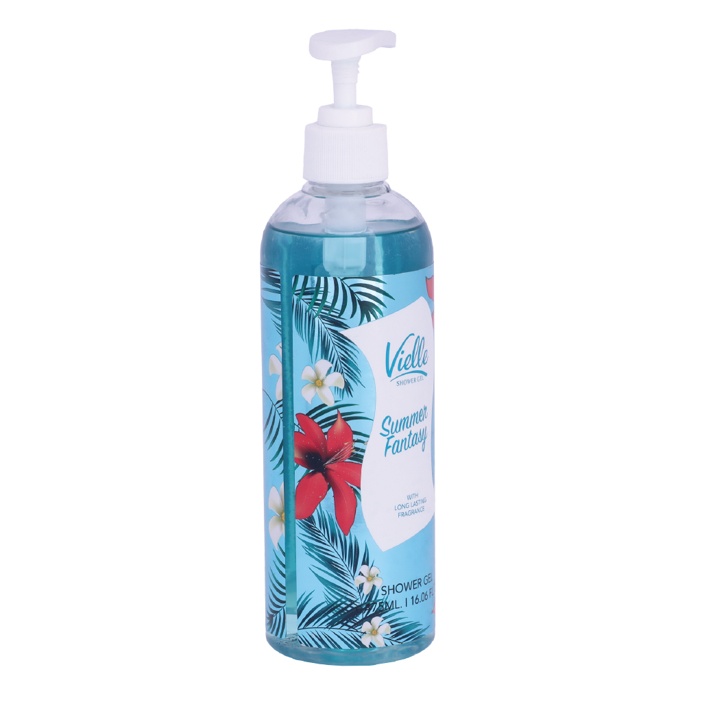 Vielle, Shower Gel Summer Fantasy, Refreshing shower gel with summer fragrance, 475ml