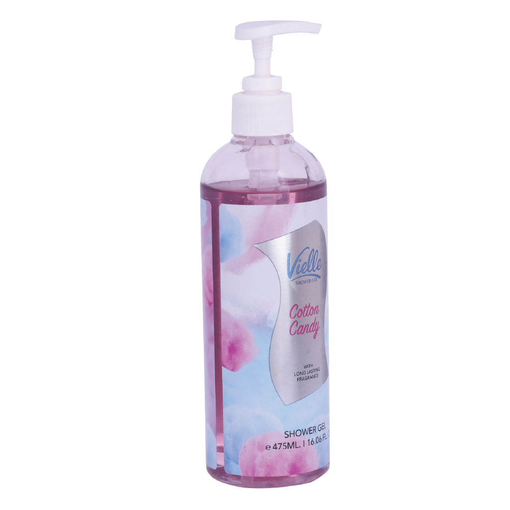 Vielle, Shower Gel Cotton Candy, Sweet scented gentle shower gel, 475ml