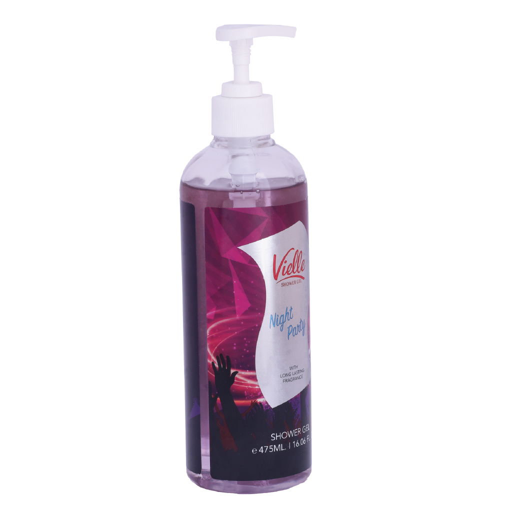 Vielle, Shower Gel Body Night Party, Refreshing nighttime shower gel with invigorating scent, 475ml