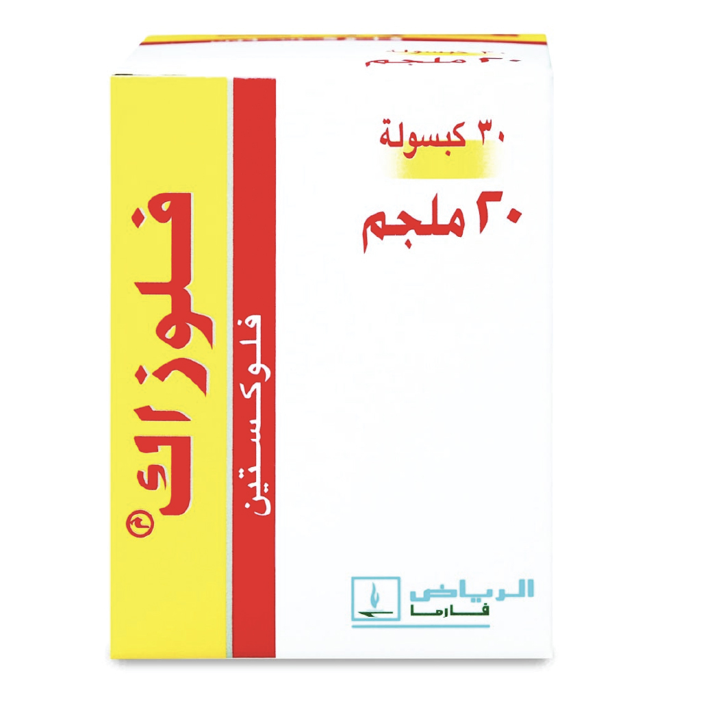 Flozak Fluoxetine 20mg 30 Capsules