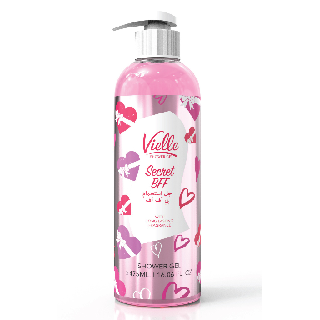 Vielle, Shower Gel BFF, Gentle shower gel with fresh scent, 475ml