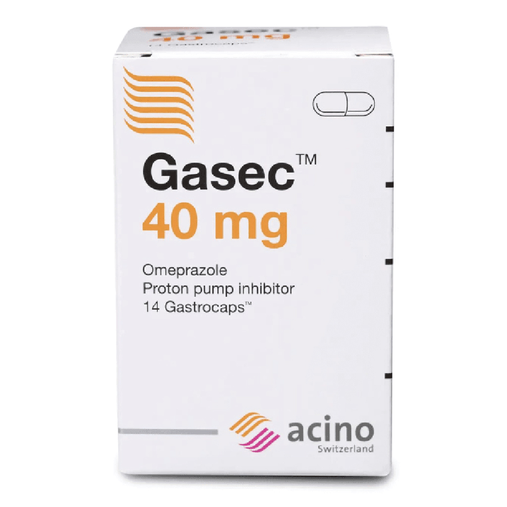 Gasec 40mg 14 Capsules