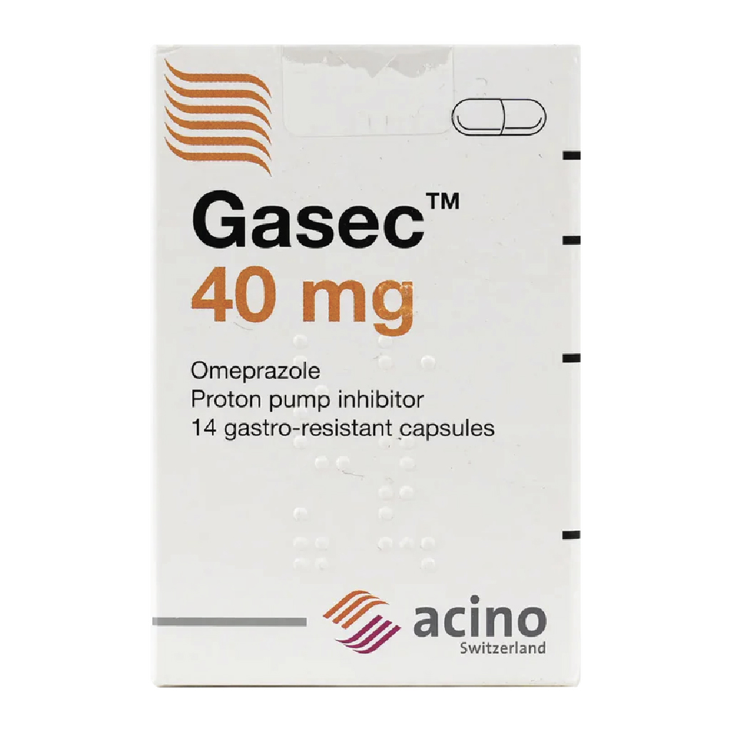 Gasec 40mg 14 Capsules