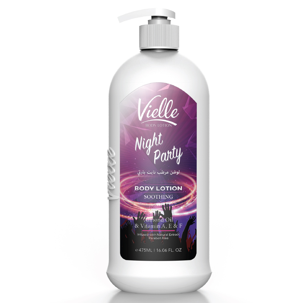 Vielle, Body Lotion Night Party, Moisturizing night body lotion, 475ml