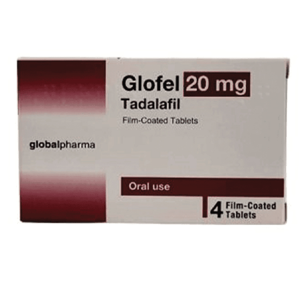 Glofel Tadalafil 20mg 2 Tablets