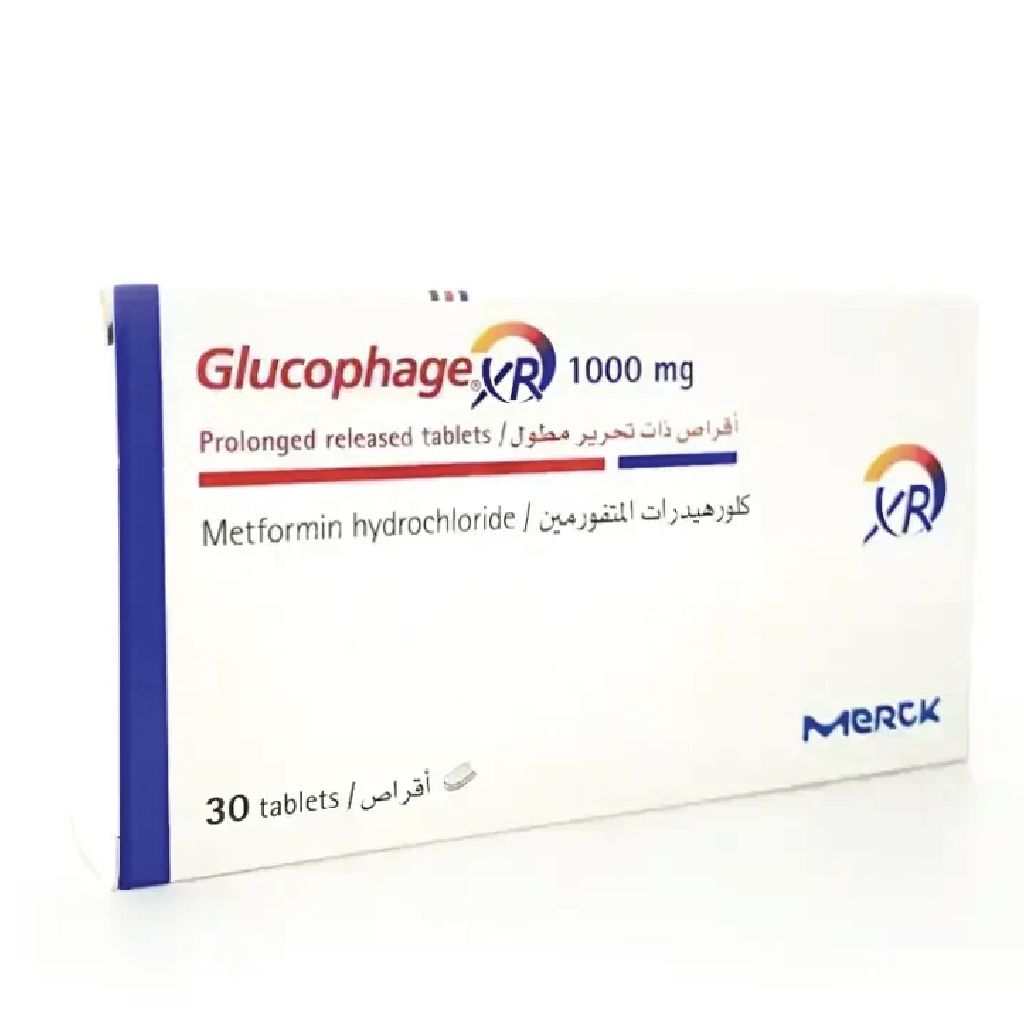 Glucophage 1000mg 30 Tablets