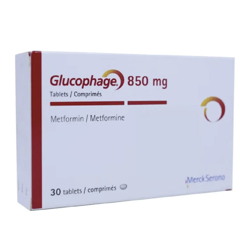 Glucophage 850mg 30 Tablets