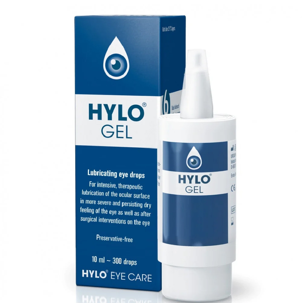 Hylo Gel, Eye Drops, Lubricating eye drops for dry irritated eyes, 10 ml