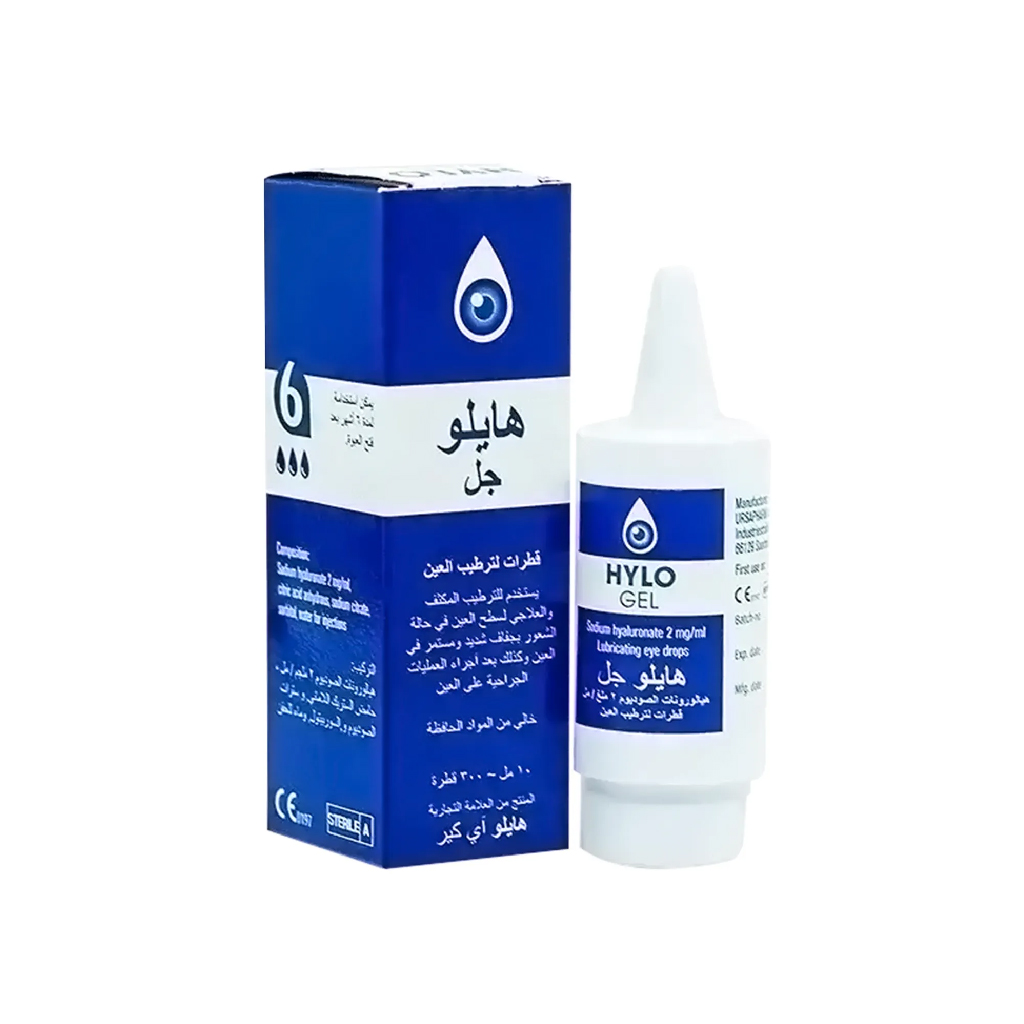 Hylo Gel, Eye Drops, Lubricating eye drops for dry irritated eyes, 10 ml