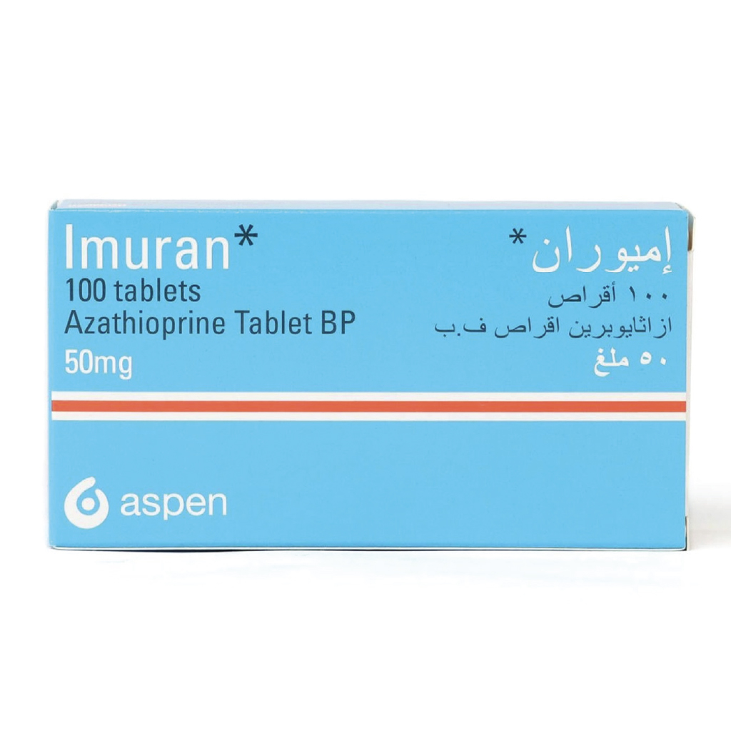 Imuran, 50 mg tablets, Immunosuppressant medication for autoimmune diseases, 100 tablets