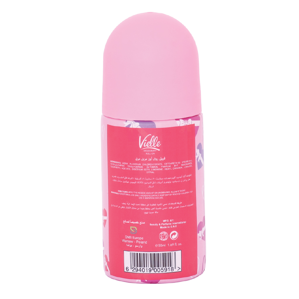Vielle, Deo Roll-On BFF, Long-lasting deodorant with fresh scent, 50ml