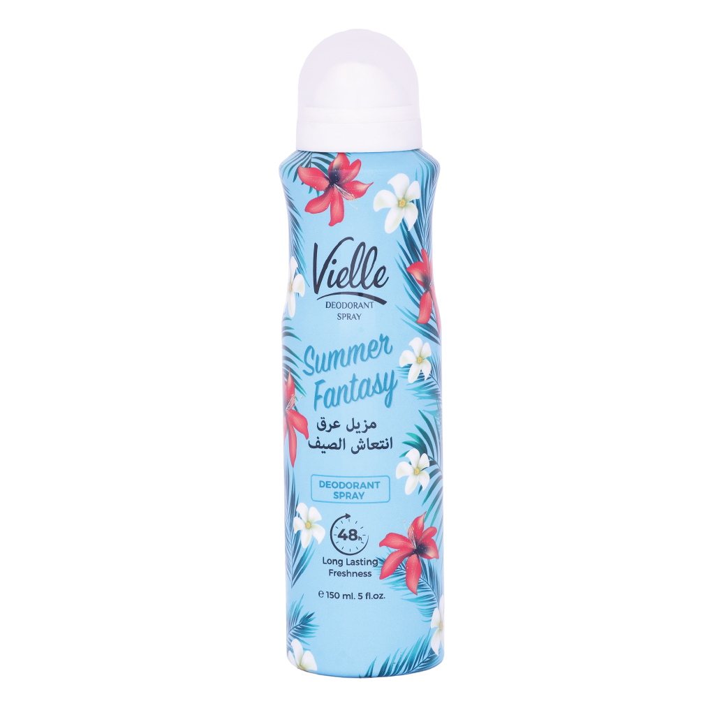 Vielle, Deo Spray Summer Fantasy, Cooling deodorant spray with summer scent, 150ml