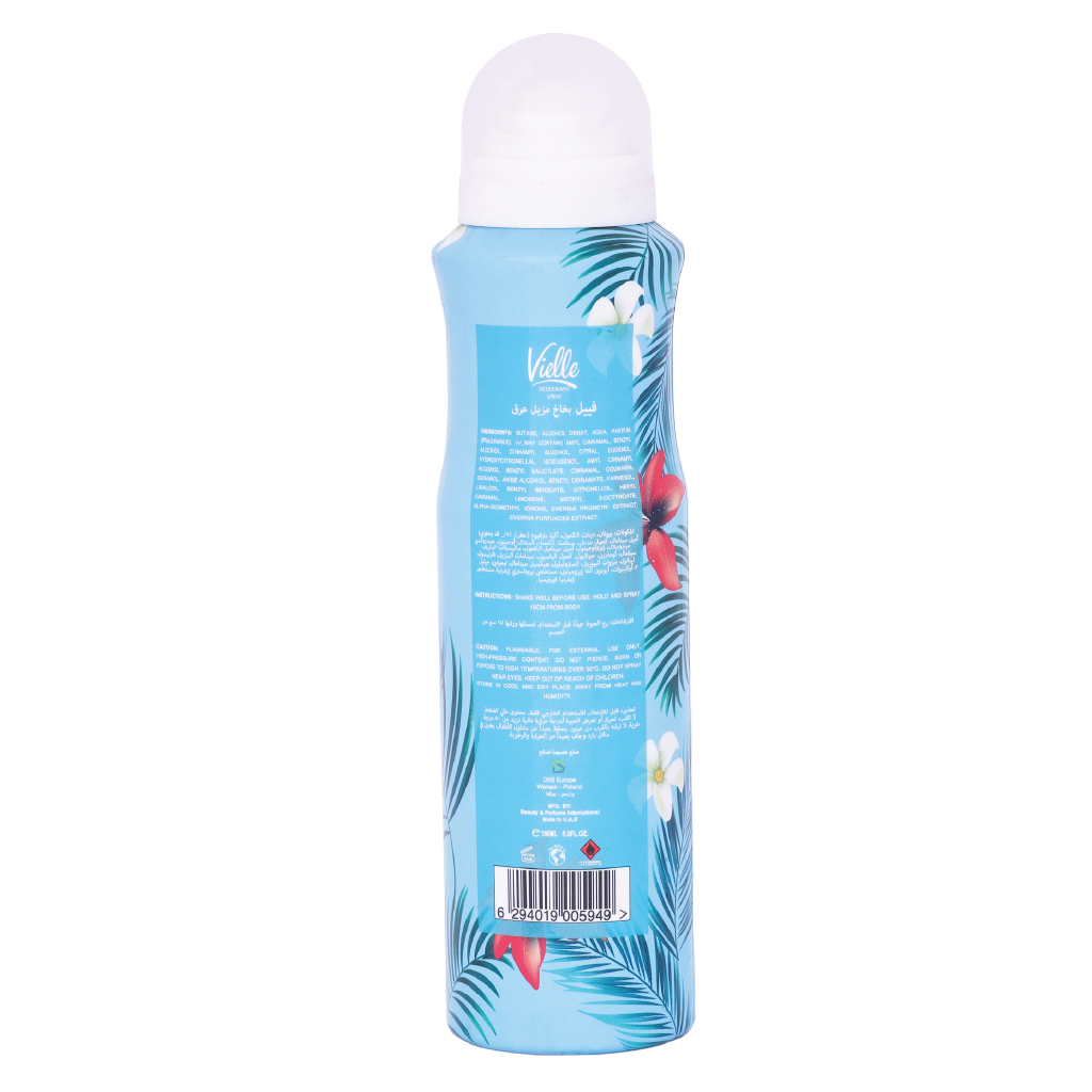 Vielle, Deo Spray Summer Fantasy, Cooling deodorant spray with summer scent, 150ml