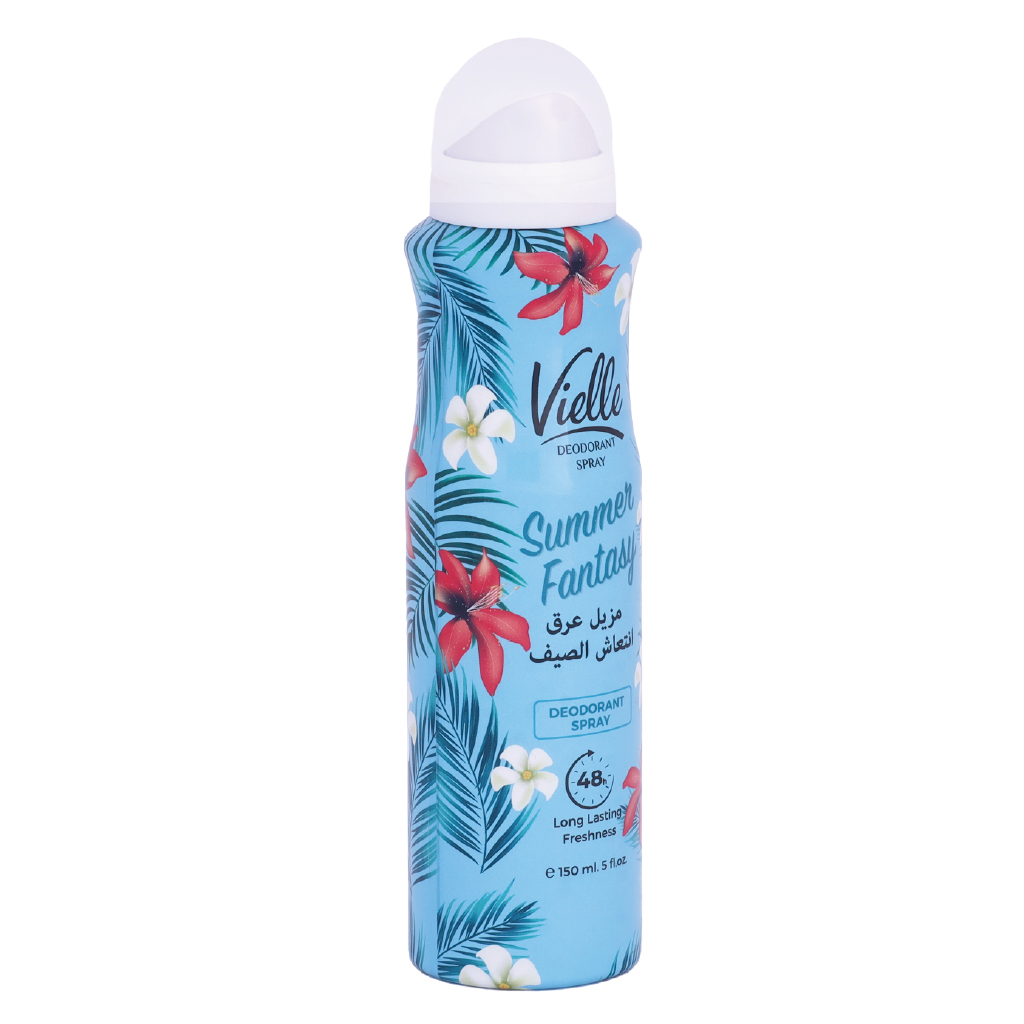 Vielle, Deo Spray Summer Fantasy, Cooling deodorant spray with summer scent, 150ml