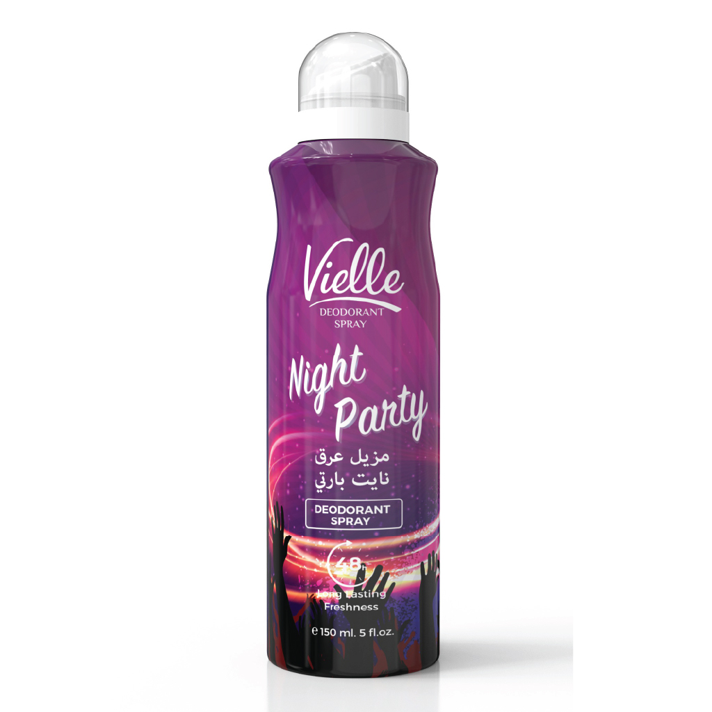 Vielle, Deo Spray Night Party, Long-lasting deodorant spray with night fragrance, 150ml