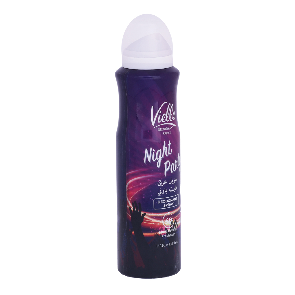 Vielle, Deo Spray Night Party, Long-lasting deodorant spray with night fragrance, 150ml