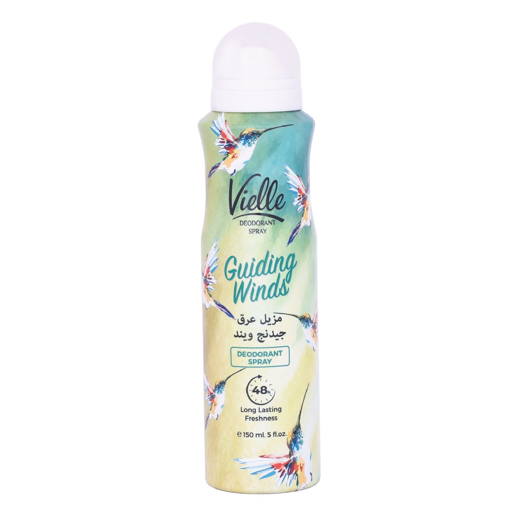 Vielle, Deo Spray Guiding Winds, Long-lasting deodorant spray with fresh scent, 150ml