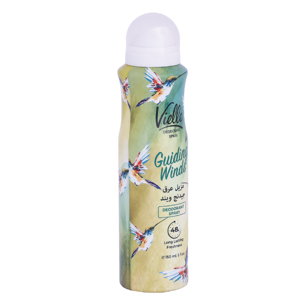 Vielle, Deo Spray Guiding Winds, Long-lasting deodorant spray with fresh scent, 150ml