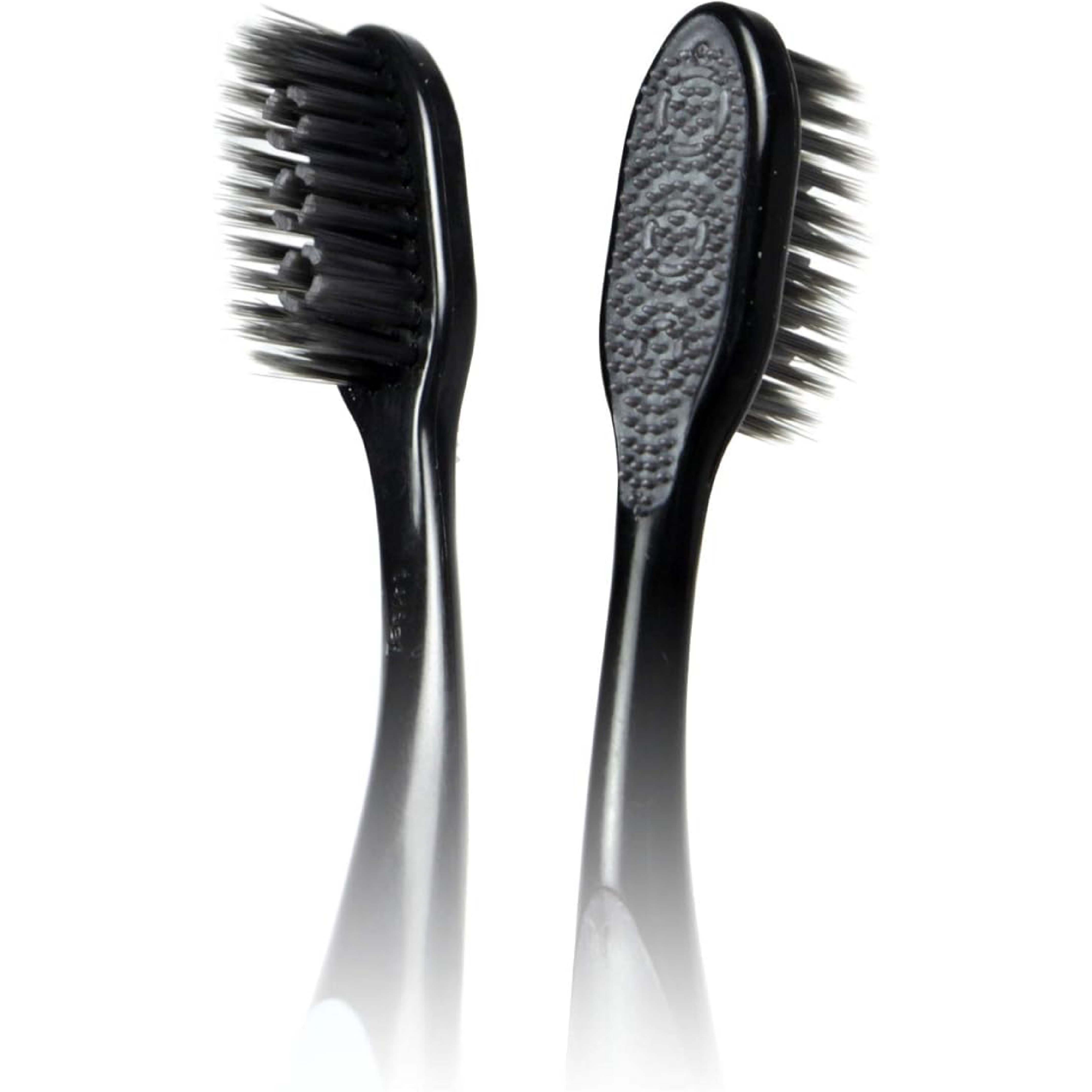 Colgate 360 Charcoal Black Medium Toothbrush, Multi Color - 1Pk