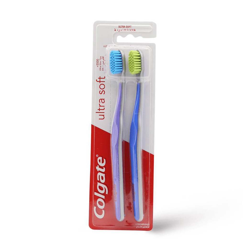 Colgate, Slim Soft Advance Toothbrush, Soft bristle toothbrush for gentle cleaning