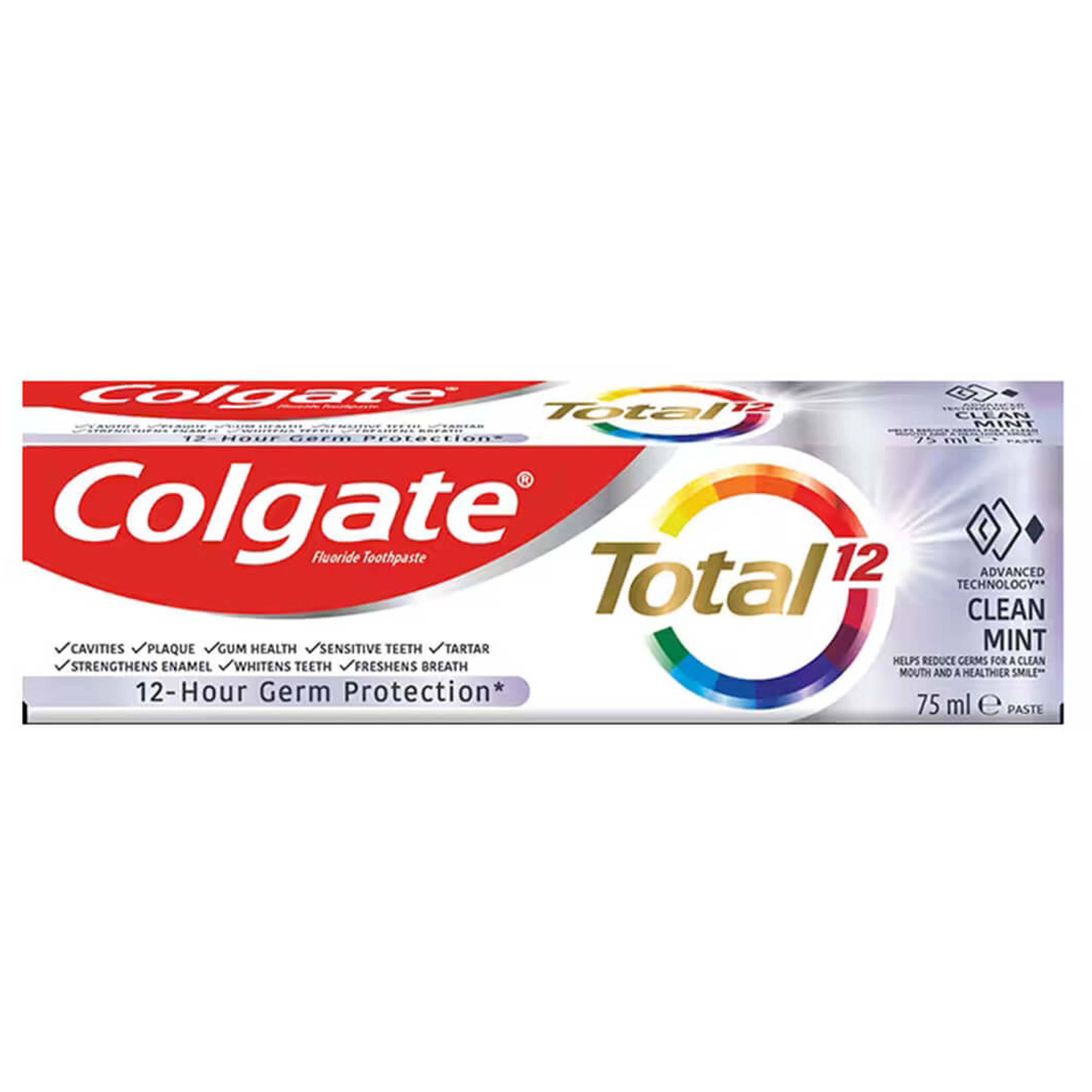 Colgate Total 12 Hour Protection Clean Mint Toothpaste 75 ml