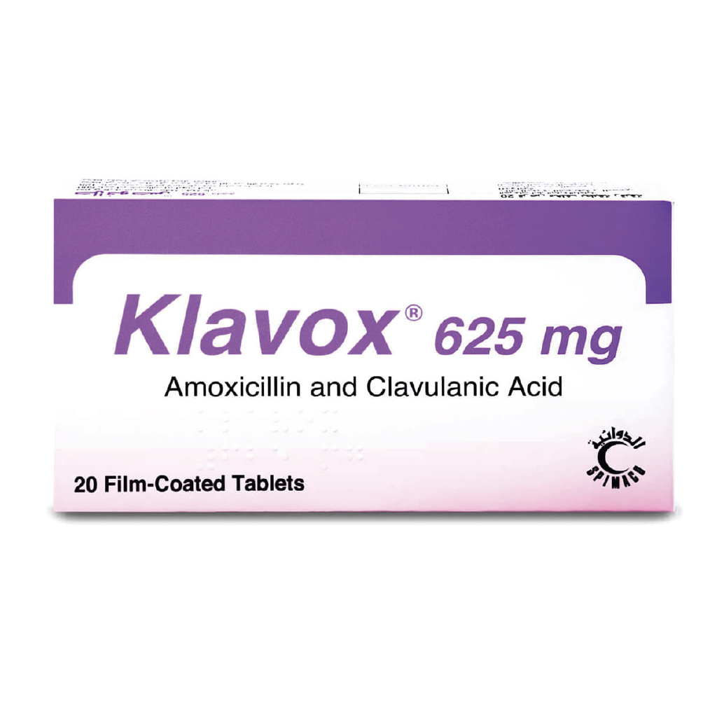 Klavox 625mg 20 Tablets