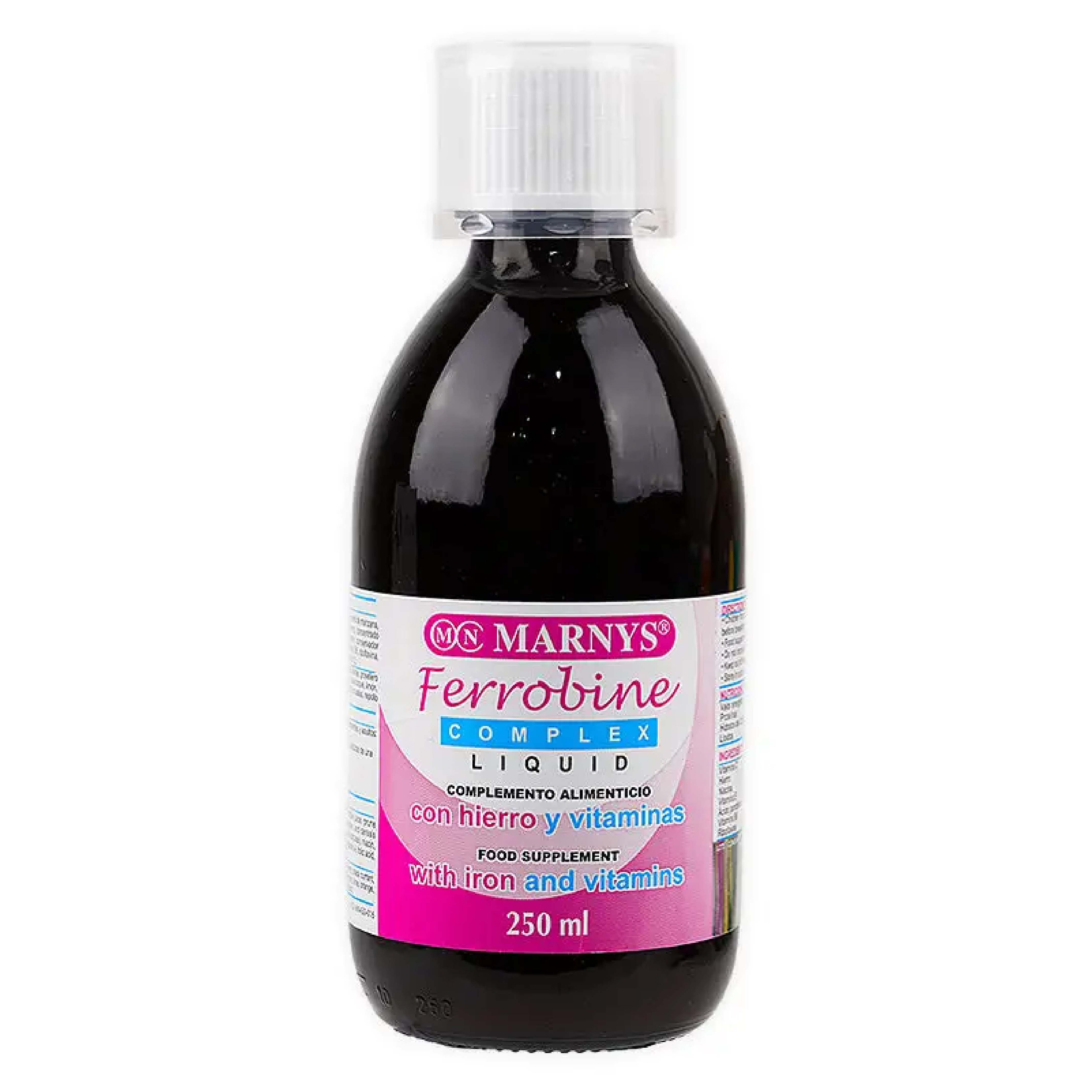Marnys, Ferrobine Syrup, Iron supplement syrup for anemia, 250ml