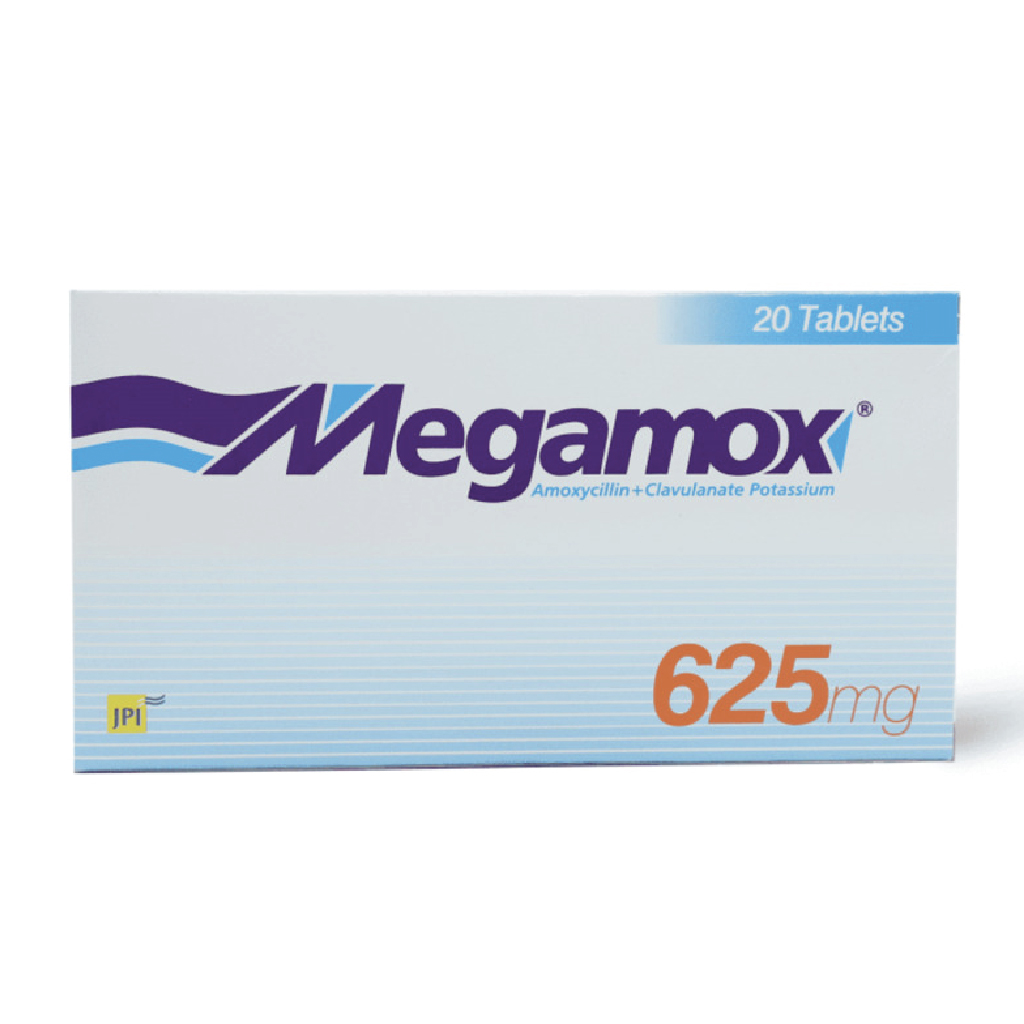 Megamox 625mg 20 Tablets