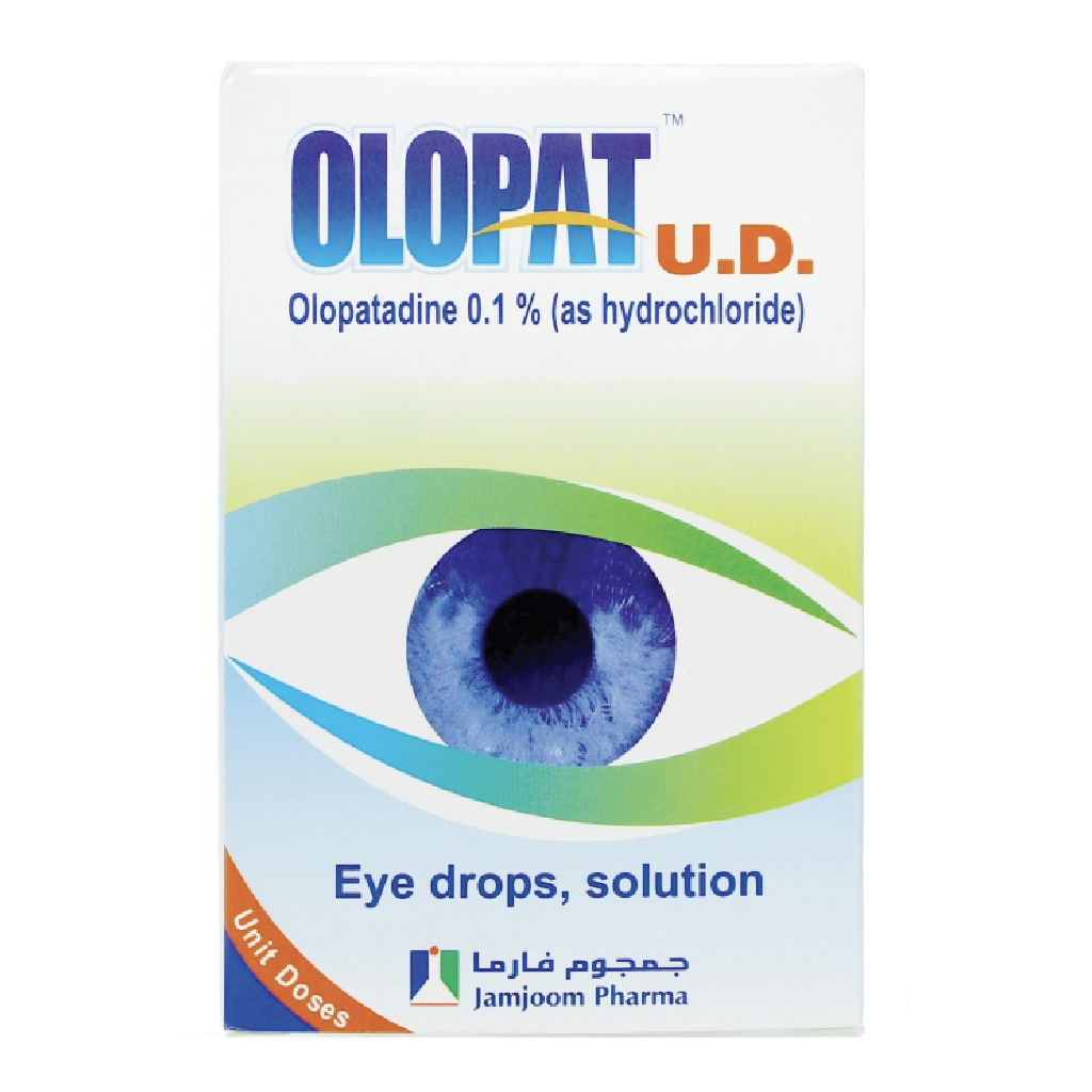 Olopat, 0.1% UD Eye Drops, Preservative-free eye drops for allergy relief