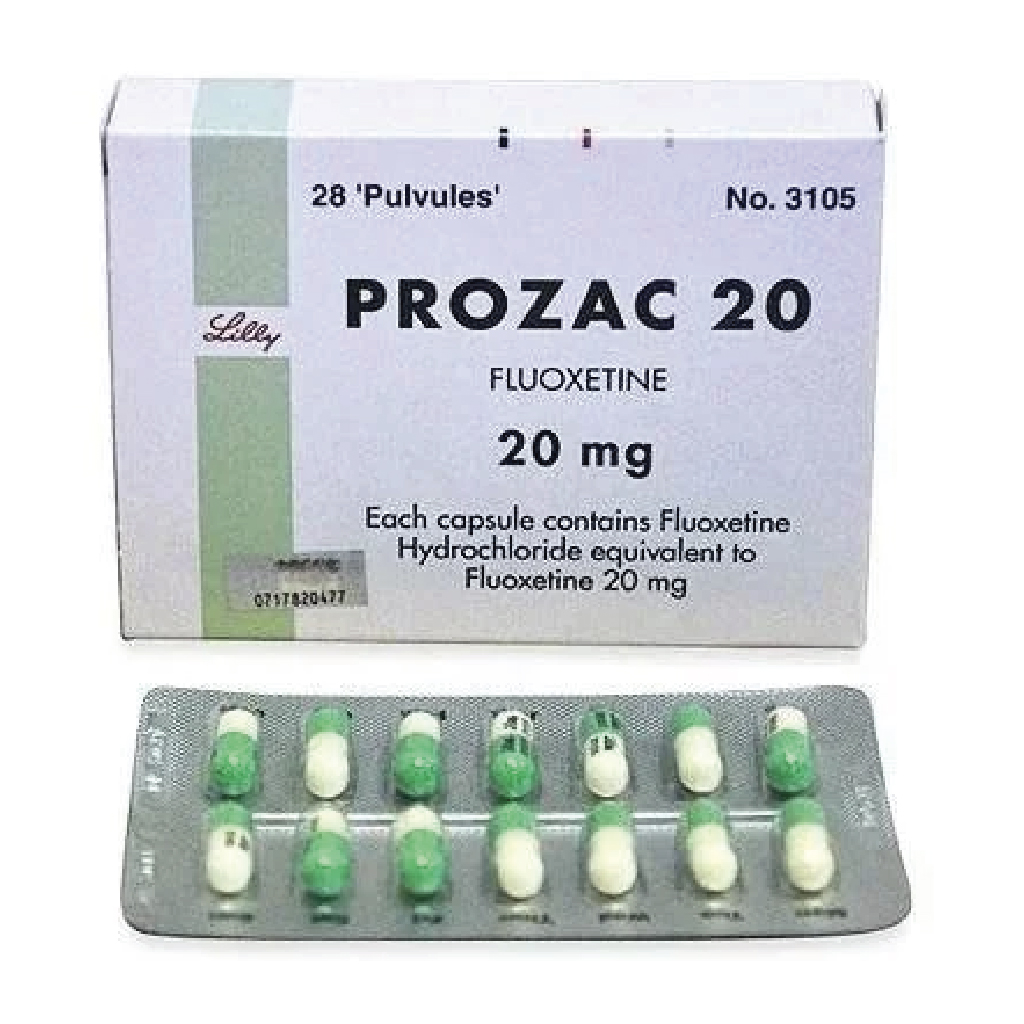 Prozac Fluoxetine 20mg 28 Capsules
