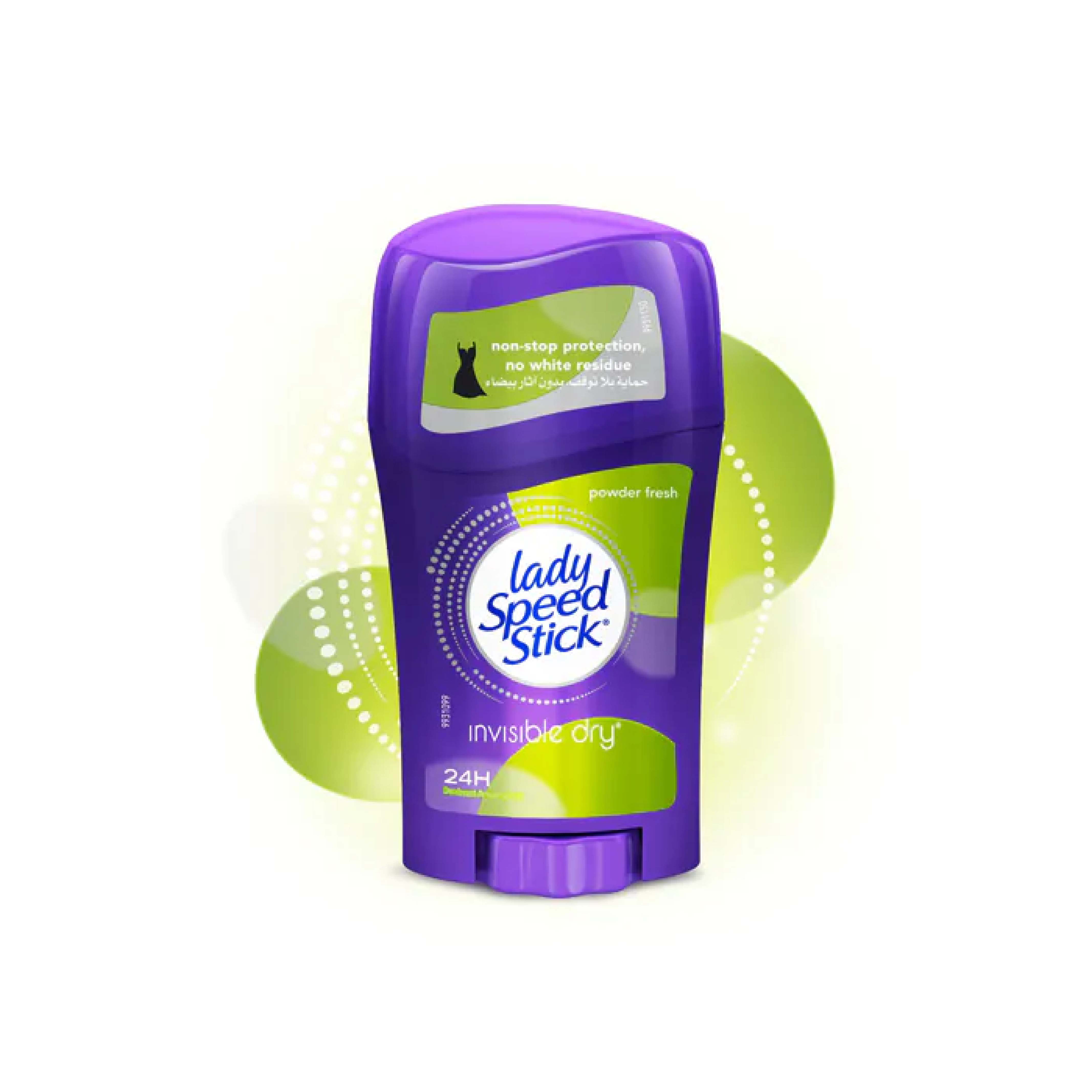 Lady Speed Stick, Invisible Dry Antiperspirant Deodorant Shower Fresh, Long-lasting antiperspirant with fresh scent, 40g