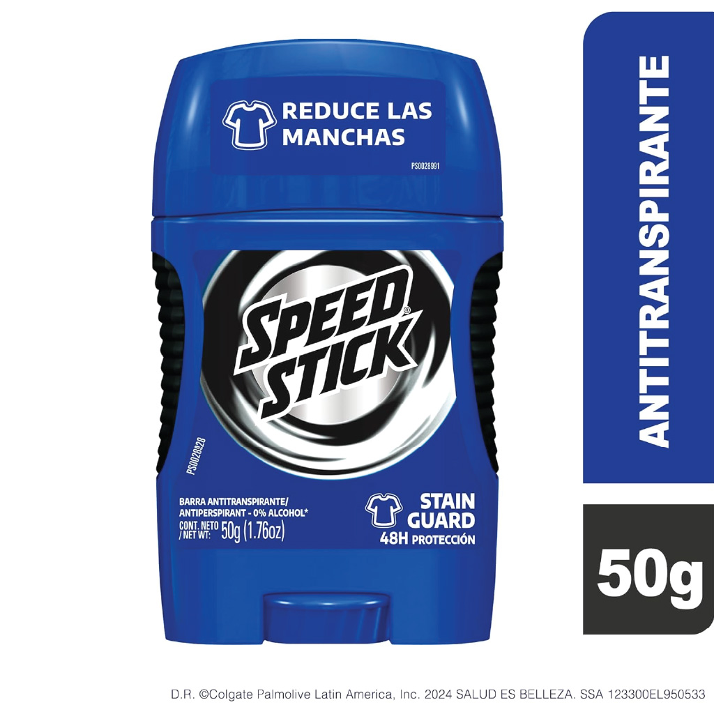 Mennen Speed Stick, Stainguard Antiperspirant Deodorant, Effective odor and sweat control, 45g