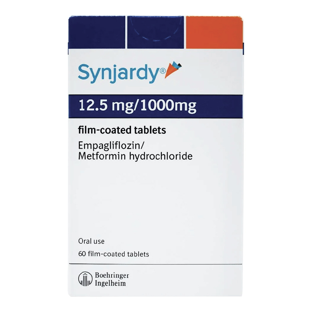 Synjardy 12.5mg / 1000mg 60 Tablets