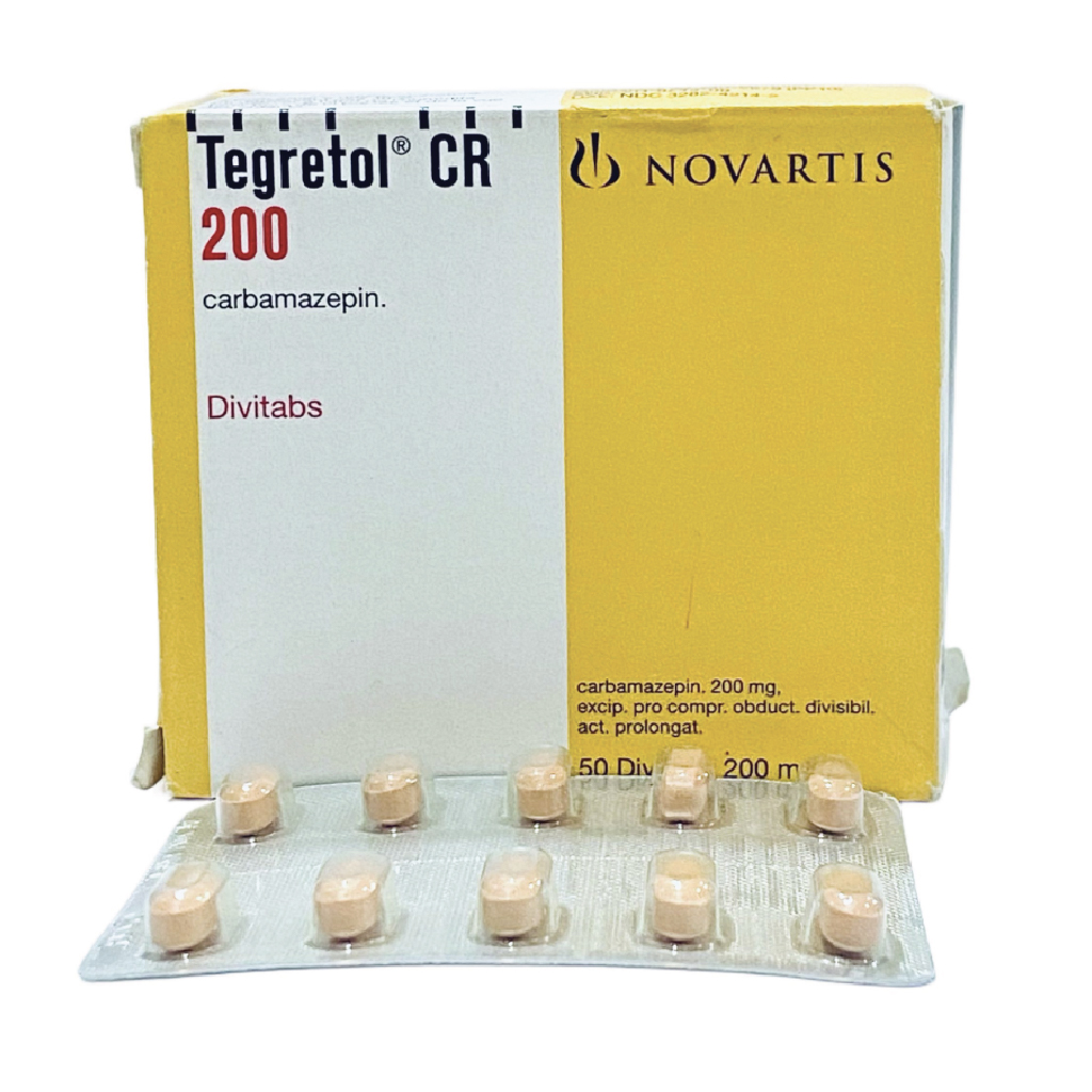 Tegretol-CR Carbamazepine 200mg 50 Tablets