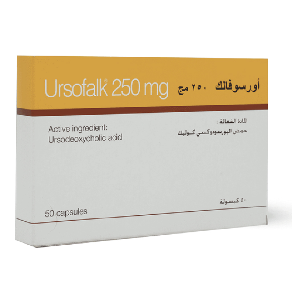 Ursofalk, 250mg Capsules, Ursodeoxycholic acid for liver support, 50 capsules