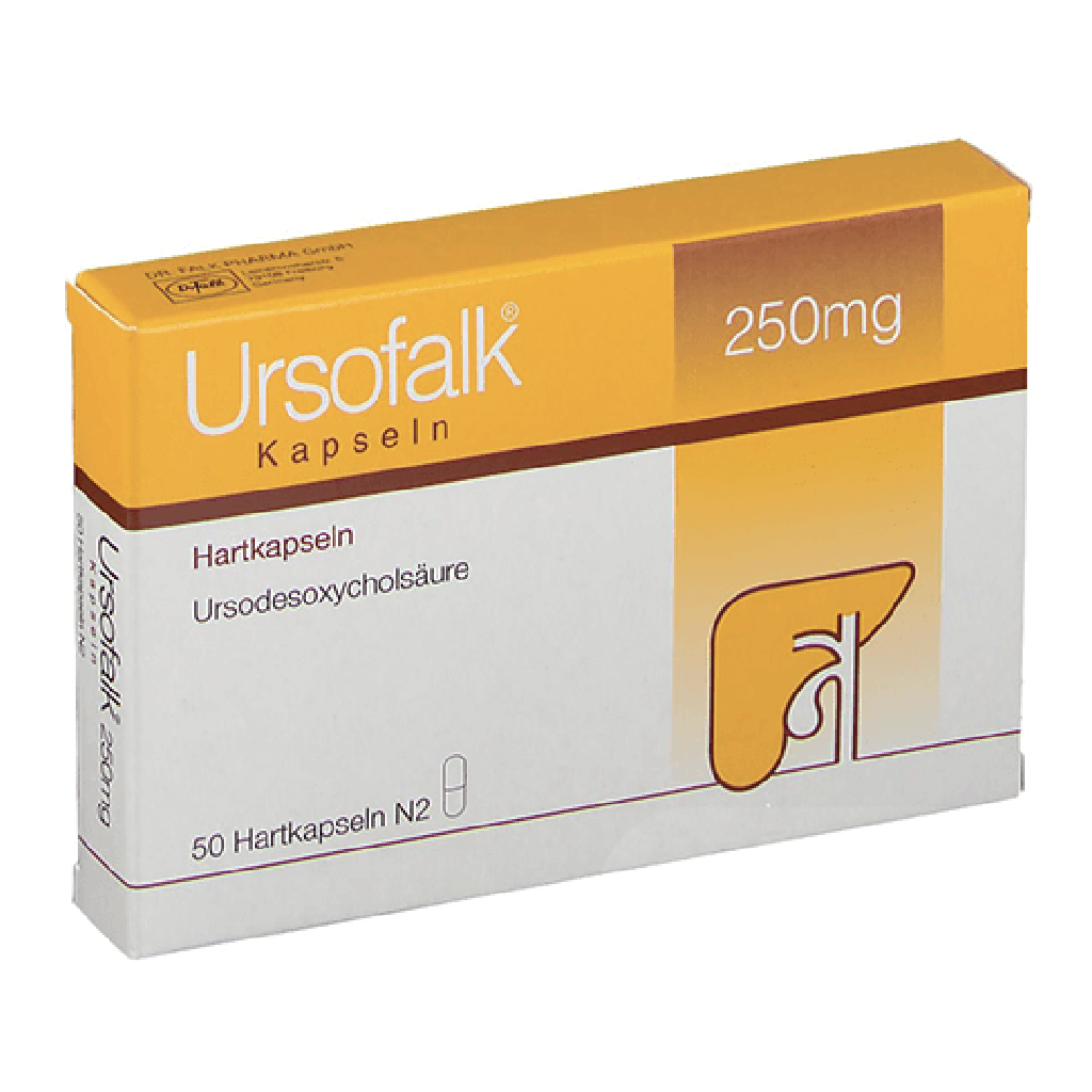 Ursofalk, 250mg Capsules, Ursodeoxycholic acid for liver support, 50 capsules
