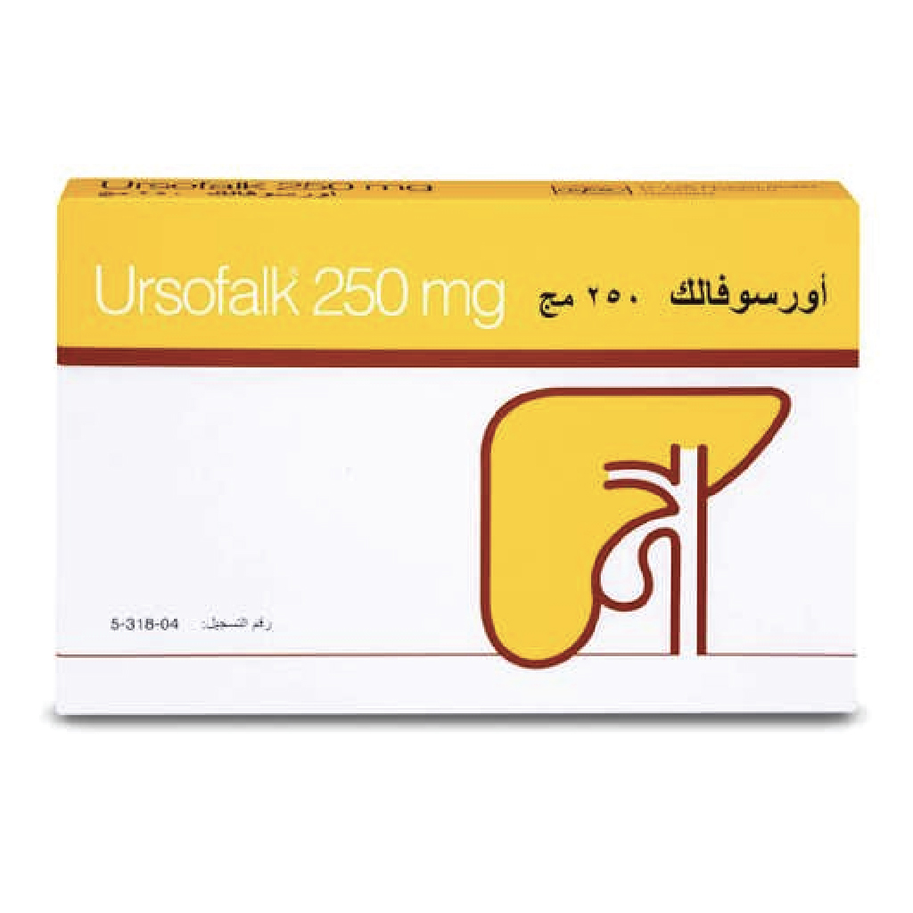 Ursofalk, 250mg Capsules, Ursodeoxycholic acid for liver support, 50 capsules