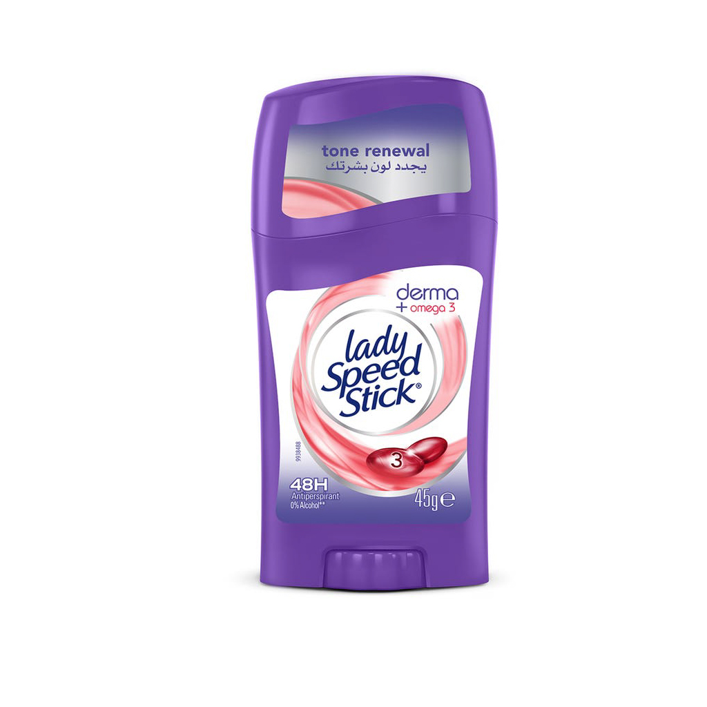 Lady Speed Stick Derma + Omega 3 Antiperspirant Stick