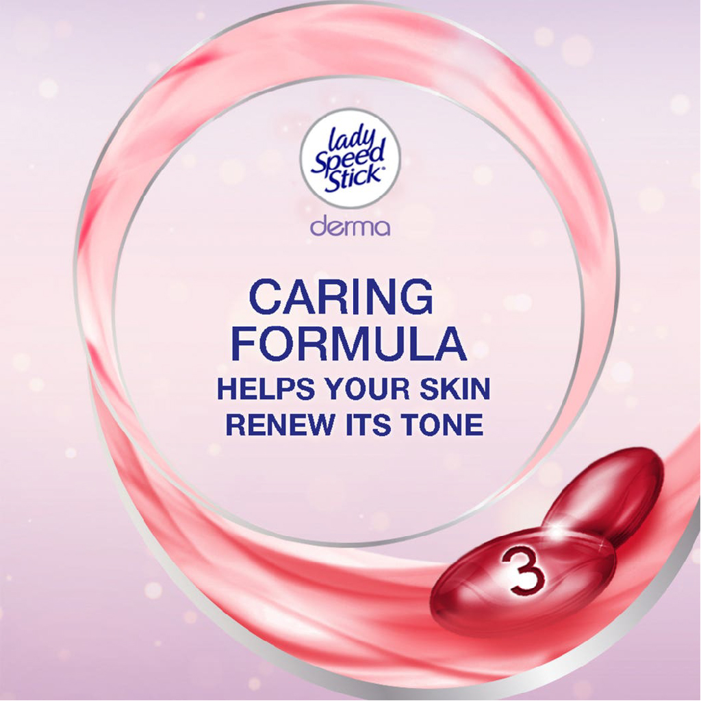 Lady Speed Stick Derma + Omega 3 Antiperspirant Stick