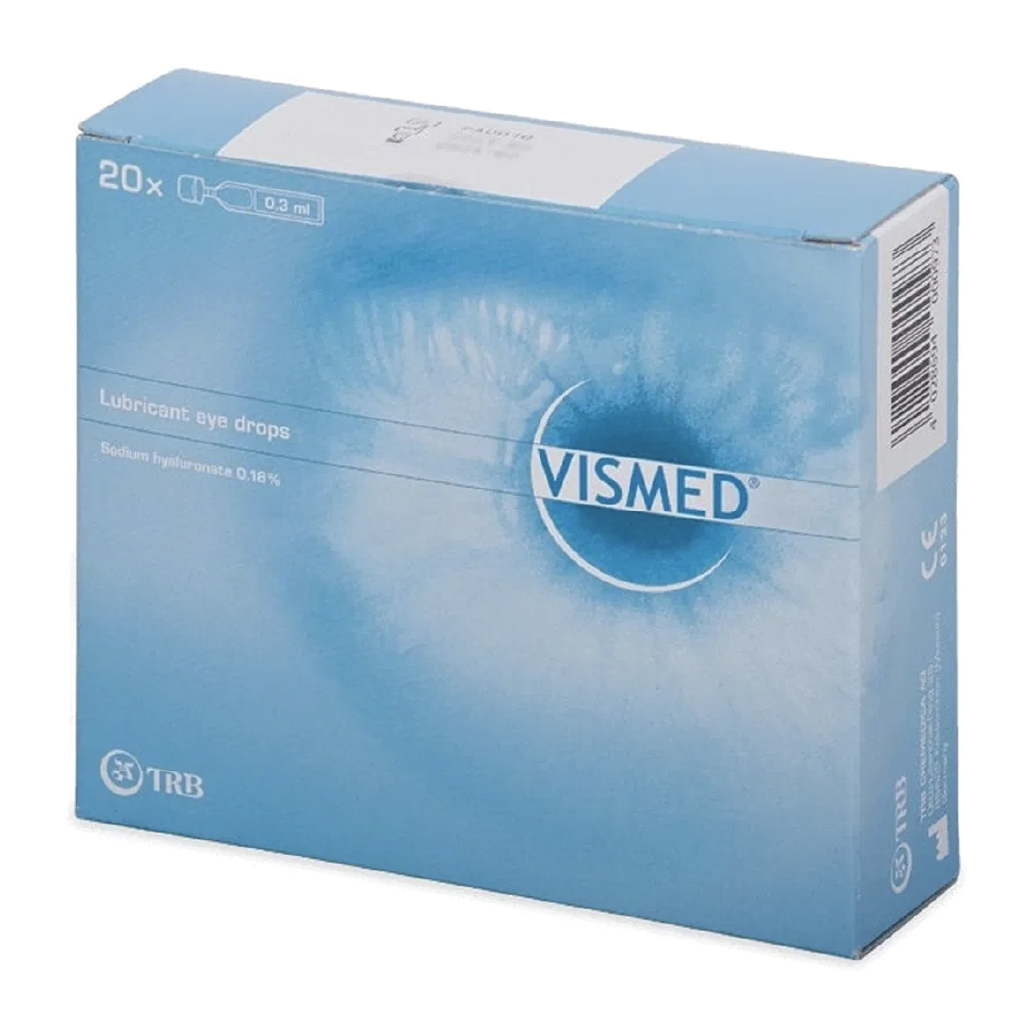 Vismed 0.18% mg/ml Lubricant Eye Drops 20 PCS