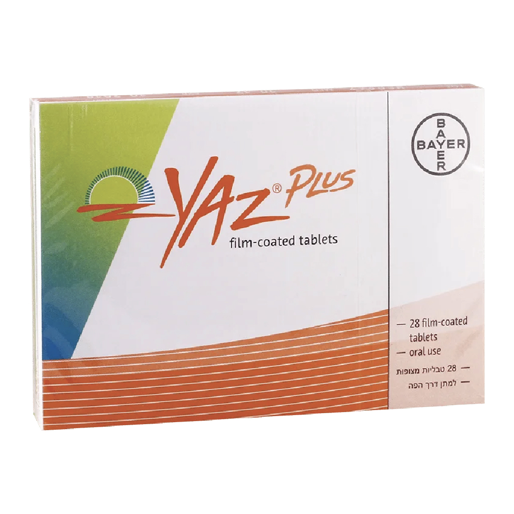 Yaz, Oral Contraceptive Tablets, Hormonal birth control for 28-day cycle, 28 tablets