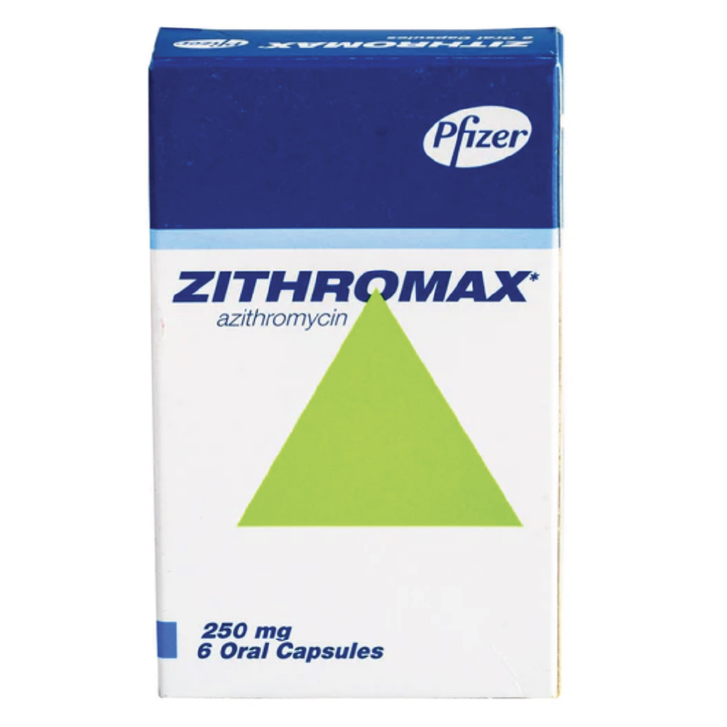 Zithromax 250mg 6 Capsules